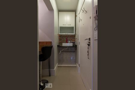 Sala/Cozinha de apartamento para alugar com 1 quarto, 35m² em Barra Funda, São Paulo