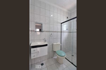 Banheiro da Suíte de casa à venda com 3 quartos, 212m² em Vila Camilópolis, Santo André