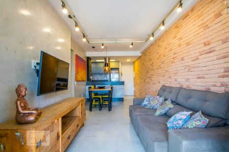 Sala de apartamento para alugar com 2 quartos, 75m² em Campestre, Santo André