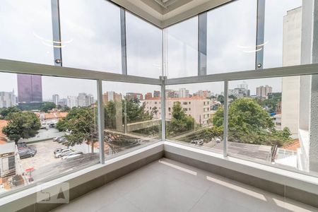 Varanda de kitnet/studio para alugar com 1 quarto, 30m² em Pinheiros, São Paulo