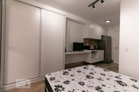 Quarto de apartamento à venda com 1 quarto, 26m² em Mirandópolis, São Paulo