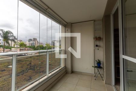 Varanda da Sala de apartamento à venda com 1 quarto, 52m² em Vila Gomes Cardim, São Paulo