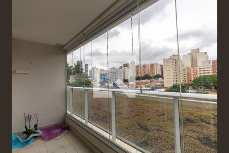 Varanda da Sala de apartamento à venda com 1 quarto, 52m² em Vila Gomes Cardim, São Paulo