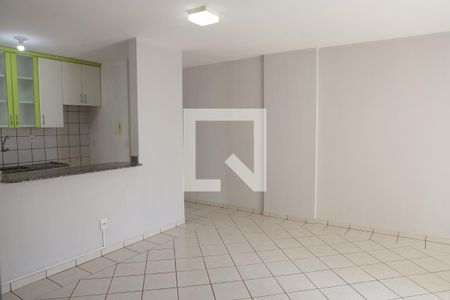 Sala  de apartamento para alugar com 2 quartos, 58m² em Residencial Eldorado, Goiânia