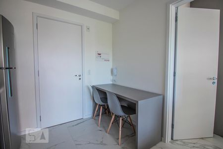 Studio - Sala/Cozinha de apartamento para alugar com 1 quarto, 38m² em Mirandópolis, São Paulo