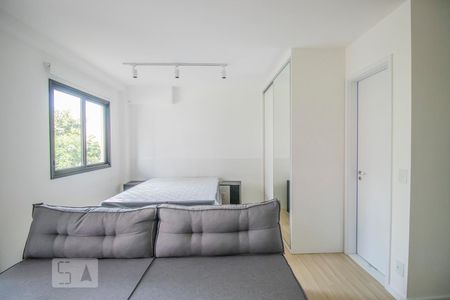 Studio - Sala/Quarto/Cozinha de apartamento para alugar com 1 quarto, 38m² em Mirandópolis, São Paulo