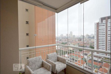Varanda da Sala de apartamento à venda com 3 quartos, 87m² em Vila Dom Pedro I, São Paulo