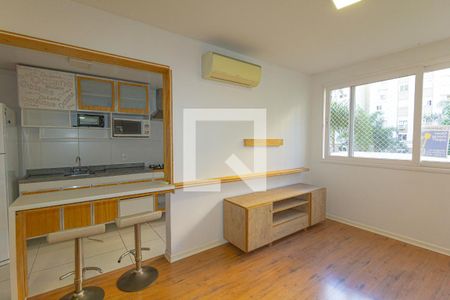 Sala de apartamento à venda com 2 quartos, 63m² em Marechal Rondon, Canoas