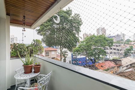Varanda da Sala de apartamento à venda com 4 quartos, 140m² em Centro, Santo André