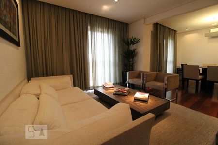 Sala de apartamento à venda com 3 quartos, 130m² em Jardim das Acacias, São Paulo
