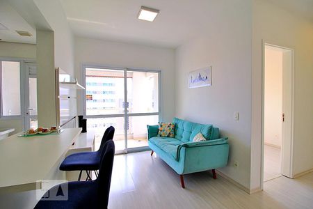 Sala de apartamento para alugar com 2 quartos, 57m² em Vila Homero Thon, Santo André