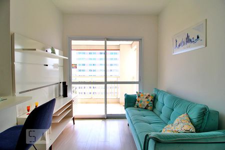 Sala de apartamento para alugar com 2 quartos, 57m² em Vila Homero Thon, Santo André