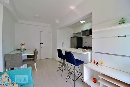 Sala de apartamento para alugar com 2 quartos, 57m² em Vila Homero Thon, Santo André