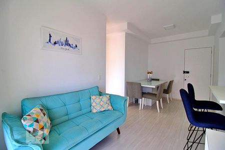 Sala de apartamento para alugar com 2 quartos, 57m² em Vila Homero Thon, Santo André