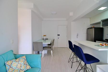 Sala de apartamento para alugar com 2 quartos, 57m² em Vila Homero Thon, Santo André