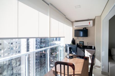 Varanda de apartamento à venda com 1 quarto, 56m² em Vila Gertrudes, São Paulo