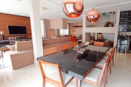 Sala de jantar de casa de condomínio à venda com 5 quartos, 500m² em Alphaville Residencial Dois, Barueri