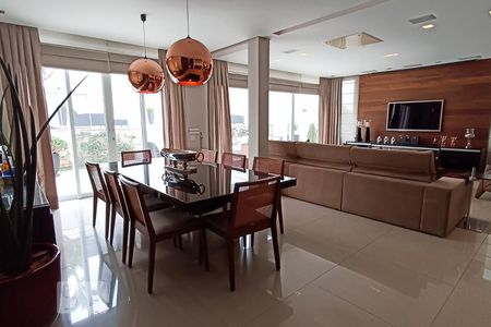 Sala de jantar de casa de condomínio à venda com 5 quartos, 500m² em Alphaville Residencial Dois, Barueri