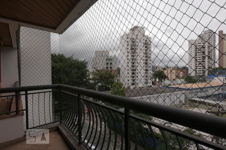 Varanda da Sala de apartamento à venda com 4 quartos, 155m² em Real Parque, São Paulo
