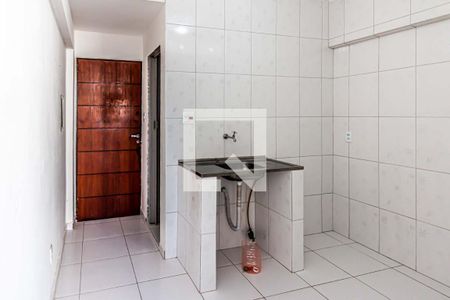 Cozinha de apartamento à venda com 1 quarto, 20m² em República, São Paulo