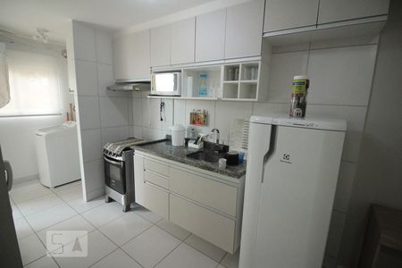 Cozinha de apartamento à venda com 1 quarto, 42m² em Jardim Ermida I, Jundiaí