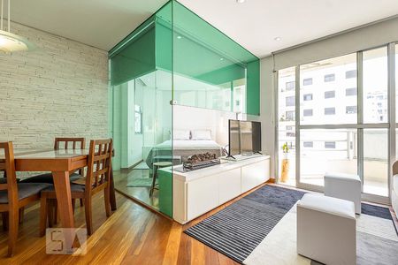 Sala de apartamento para alugar com 1 quarto, 50m² em Sumarezinho, São Paulo