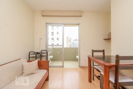 Sala de apartamento à venda com 1 quarto, 40m² em Morro dos Ingleses, São Paulo