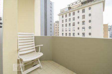 Varanda de apartamento para alugar com 1 quarto, 40m² em Morro dos Ingleses, São Paulo