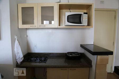 Cozinha  de apartamento à venda com 1 quarto, 45m² em Jardim Ampliação, São Paulo