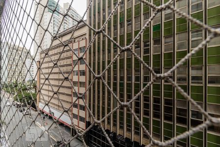 Vista da Sala de apartamento à venda com 1 quarto, 33m² em República, São Paulo