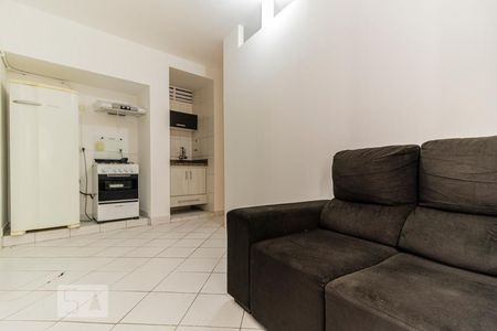 Sala - Sofá de apartamento à venda com 1 quarto, 33m² em República, São Paulo