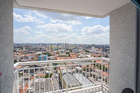 Varanda da Sala de apartamento para alugar com 2 quartos, 57m² em Belém, São Paulo