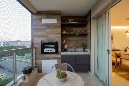 Varanda gourmet de apartamento à venda com 4 quartos, 150m² em Ouro Preto, Belo Horizonte