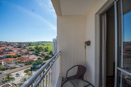 Varanda da Sala de apartamento para alugar com 2 quartos, 64m² em Parque Brasília, Campinas