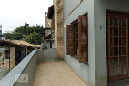 Varanda da sala de casa de condomínio à venda com 3 quartos, 195m² em Cristal, Porto Alegre