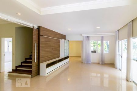 Sala de casa de condomínio à venda com 4 quartos, 425m² em Loteamento Alphaville Campinas, Campinas