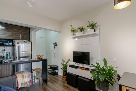 Sala  de apartamento à venda com 2 quartos, 50m² em Vila Gumercindo, São Paulo