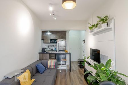 Sala  de apartamento à venda com 2 quartos, 50m² em Vila Gumercindo, São Paulo