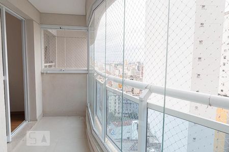 Varanda da Sala de apartamento à venda com 1 quarto, 48m² em Santa Efigênia, São Paulo