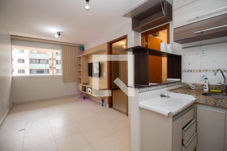 Sala de apartamento para alugar com 1 quarto, 33m² em Norte (águas Claras), Brasília