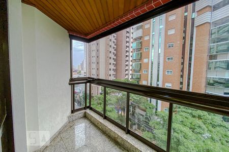 Varanda de apartamento à venda com 3 quartos, 140m² em Jardim Anália Franco, São Paulo
