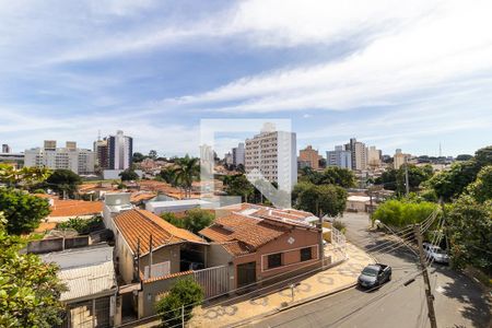 Vista da sacada de apartamento à venda com 3 quartos, 87m² em Botafogo, Campinas