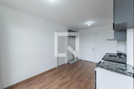 Sala - Cozinha Integrada de apartamento para alugar com 1 quarto, 27m² em Vila Guarani (z Sul), São Paulo