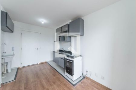 Sala - Cozinha Integrada de apartamento para alugar com 1 quarto, 27m² em Vila Guarani (z Sul), São Paulo