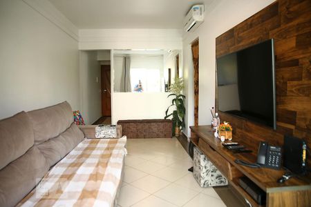 Sala de apartamento para alugar com 1 quarto, 71m² em Canto do Forte, Praia Grande