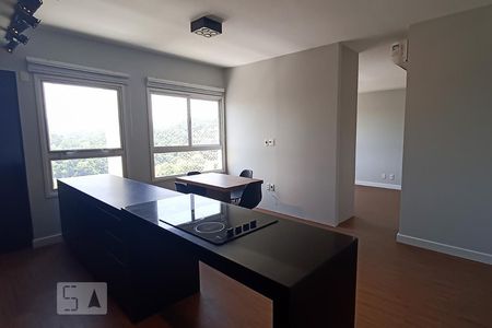 Sala, cozinha e área de serviço de apartamento para alugar com 1 quarto, 44m² em Melville Empresarial Ii, Barueri