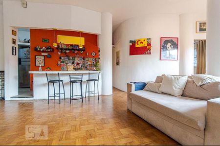 Sala de apartamento para alugar com 1 quarto, 70m² em República, São Paulo