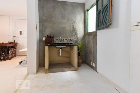 Cozinha de kitnet/studio para alugar com 1 quarto, 30m² em Gávea, Rio de Janeiro