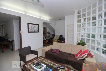 Sala de Estar de casa à venda com 6 quartos, 340m² em Laranjeiras, Rio de Janeiro