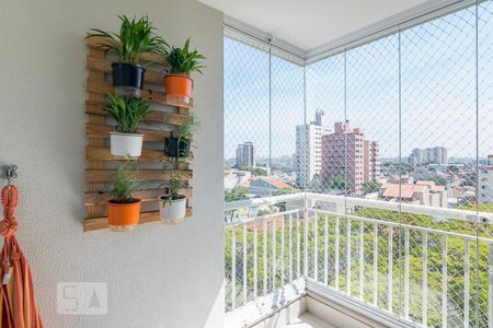 Varanda Gourmet de apartamento à venda com 2 quartos, 60m² em Vila Alzira, Santo André